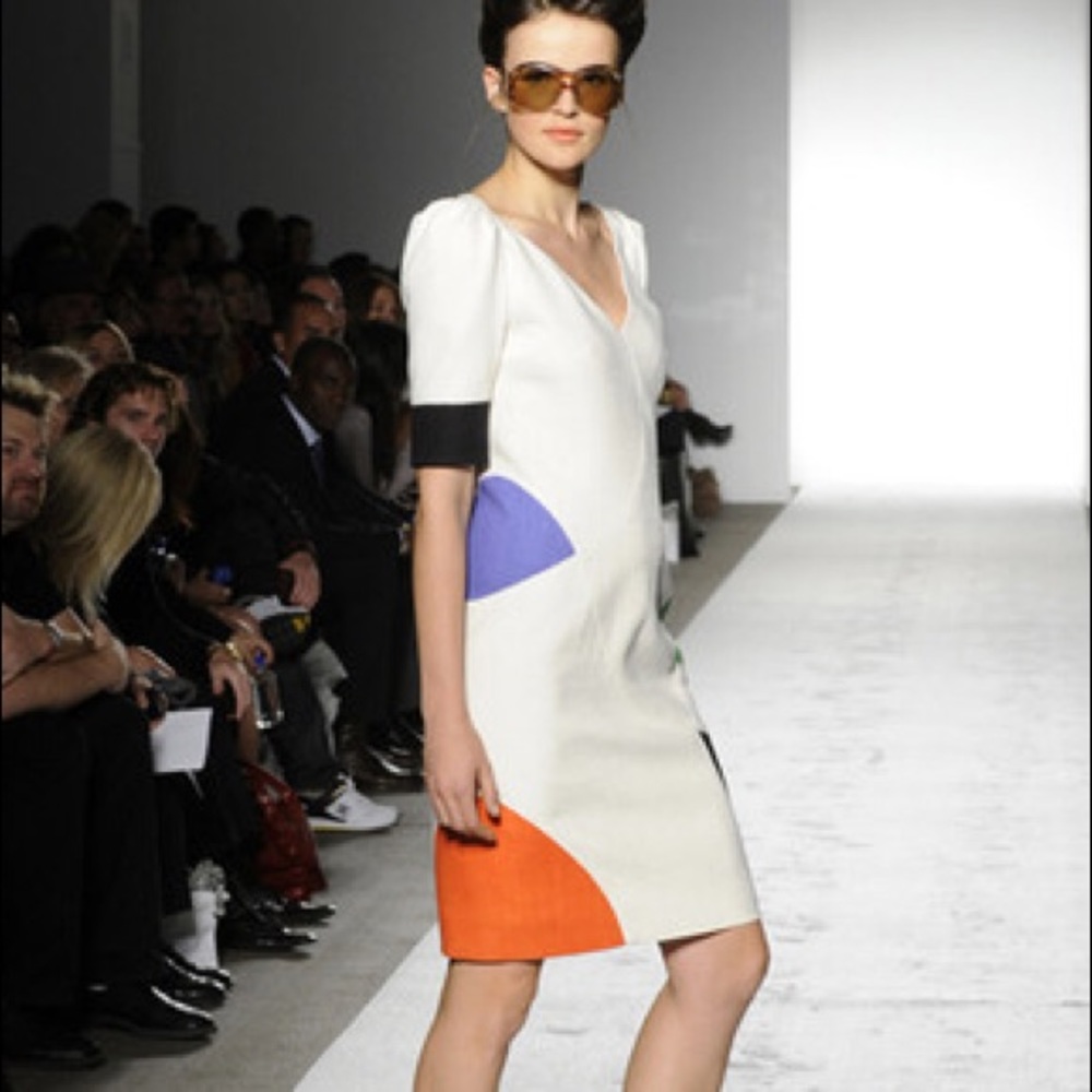 Elene Cassis Silk dress